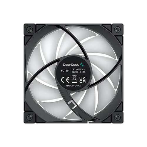 DeepCool FC120 Black ARGB Cabinet Fan (Single Pack)